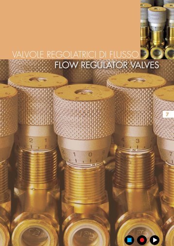 flow regulator valves valvole regolatrici di flusso - Total Hydraulics BV