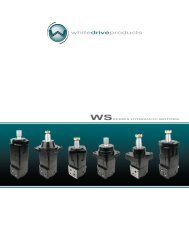 WS - White Drive Products, Inc.