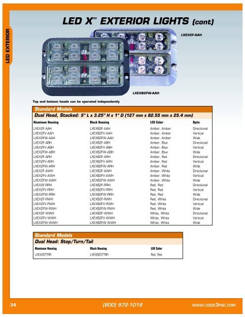 PSE AmberÃ‚Â® The Brightest Lights for Warning and Safety