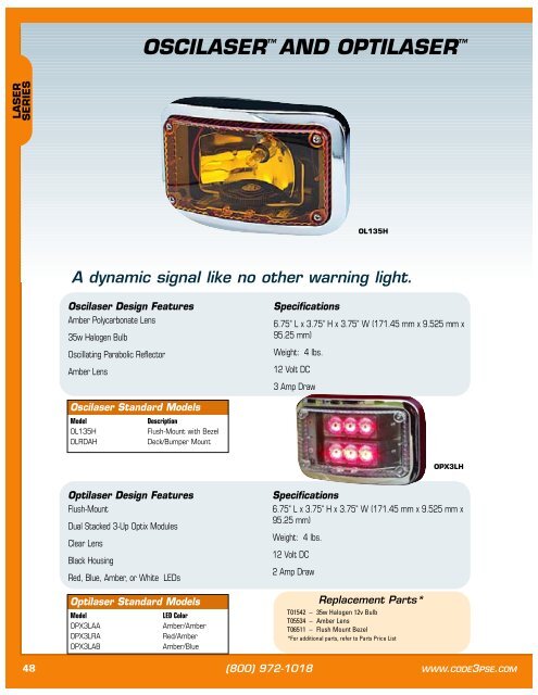 PSE AmberÃ‚Â® The Brightest Lights for Warning and Safety