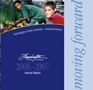 Annual Report 2006-2007 - Farmington Public Schools