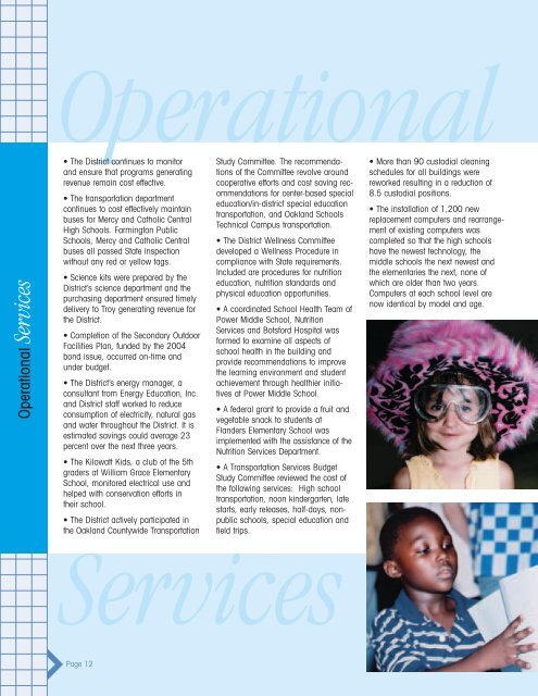 Annual Report 2006-2007 - Farmington Public Schools
