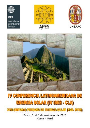 miercoles 04 de noviembre - Asociación Peruana de Energía Solar ...