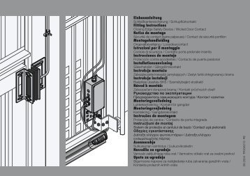 Einbauanleitung Fitting Instructions Notice de montage ...