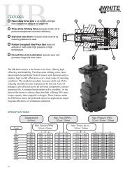 HBFEATURES - White Drive Products, Inc.