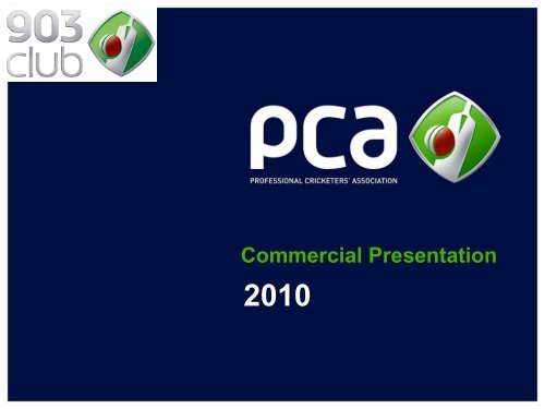 PCA Events - The Professional Cricketers' Association