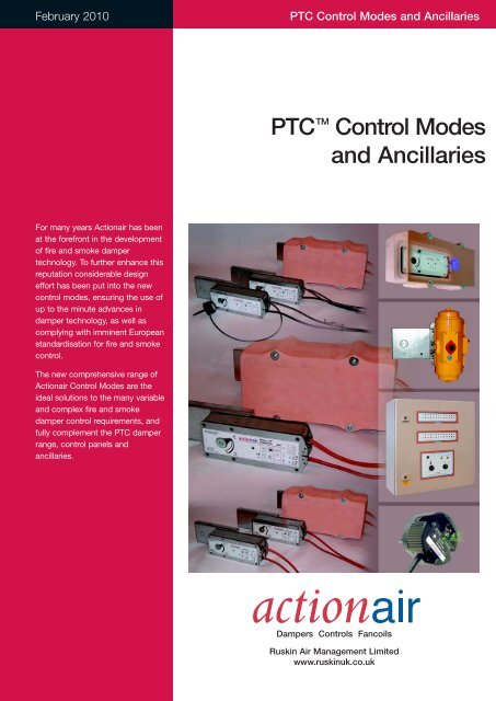 PTC Control Modes and Ancillaries - Actionair