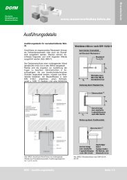 Ausführungsdetails - Mauerwerksbau - Lehre