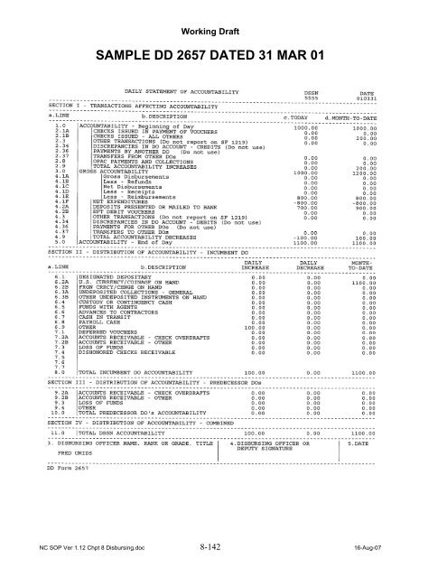 Navy Cash Standard Operating Procedures - Financial Management ...