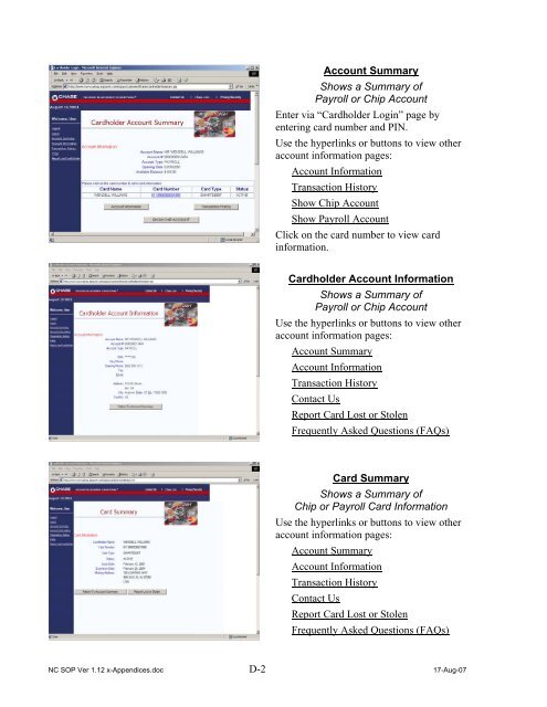 Navy Cash Standard Operating Procedures - Financial Management ...