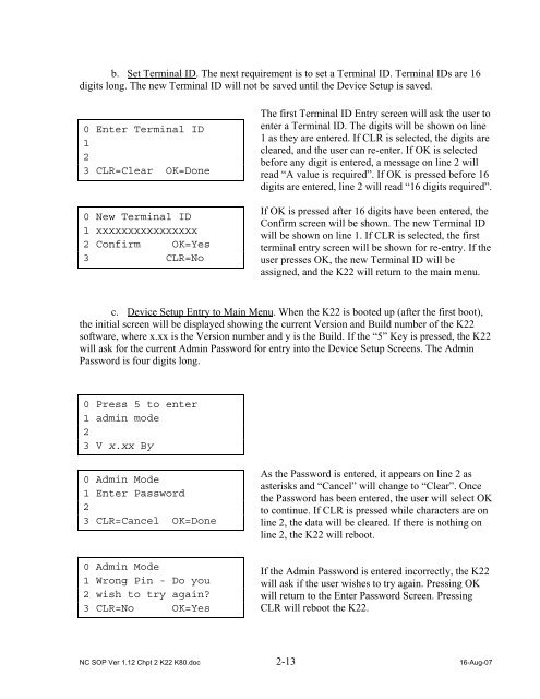 Navy Cash Standard Operating Procedures - Financial Management ...