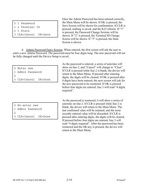 Navy Cash Standard Operating Procedures - Financial Management ...