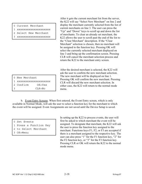 Navy Cash Standard Operating Procedures - Financial Management ...