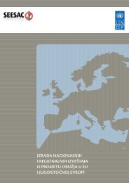 izrada nacionalnih i regionalnih izveÅ¡taja o prometu ... - SEESAC