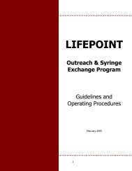 Lifepoint Guidelines and Operating Procedures Manual - Harm ...