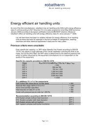 Energy efficient air handling units - SIFEE Action