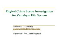 Zettabyte File System Autopsy: Digital Crime Scene Investigation for ...