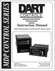 MDP Manual - Dart Controls