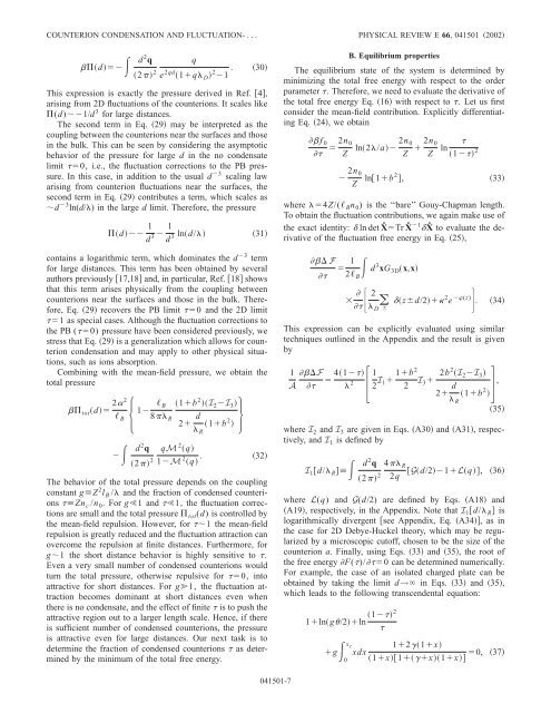 Counterion condensation and fluctuation-induced attraction