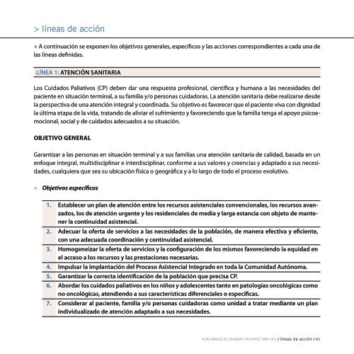 Plan Andaluz de Cuidados Paliativos 2008-2012 - Junta de AndalucÃ­a