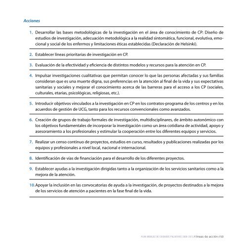 Plan Andaluz de Cuidados Paliativos 2008-2012 - Junta de AndalucÃ­a