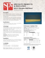 002AL Fiberglass Hull Board - SPI - Specialty Products & Insulation ...