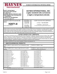 H2071-8 - Haynes International, Inc.