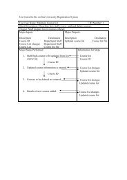 Use Cases for the on-line University Registration System Use Case ...