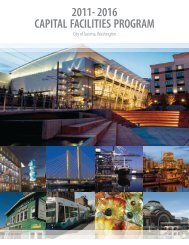 2011- 2016 capital facilities program - City of Tacoma