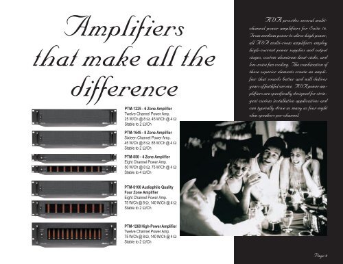 Audio Design Associates 2006 Brochure