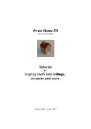 Sloping ceiling - Sweet Home 3D