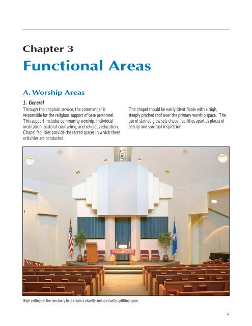 Chapel Facilities Design Guide - The Whole Building Design Guide