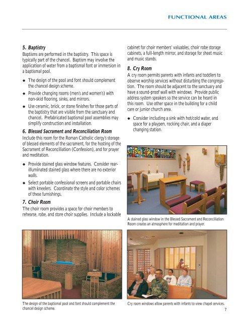 Chapel Facilities Design Guide - The Whole Building Design Guide