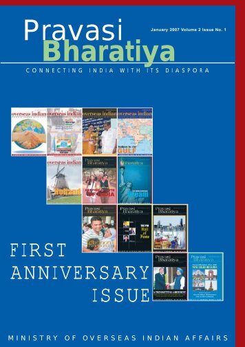 FIRST ANNIVERSARY ISSUE - Overseas Indian