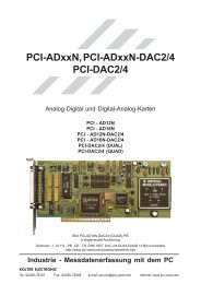 PCI-AD12N Karte - Kolter Electronic