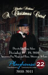 December 10 – 19, 2010 - Playhouse 22