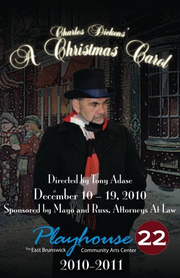 December 10 – 19, 2010 - Playhouse 22