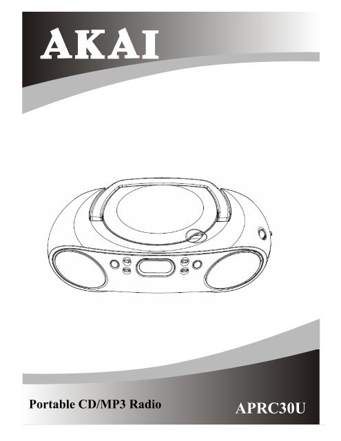 Radio CD USB AKAI APRC30U