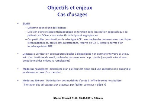 39e conseil ROR - COLMU