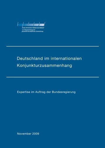 Deutschland im internationalen Konjunkturzusammenhang