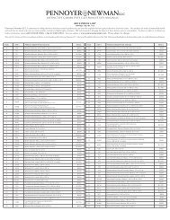 price list / order form (pdf) - Pennoyer Newman