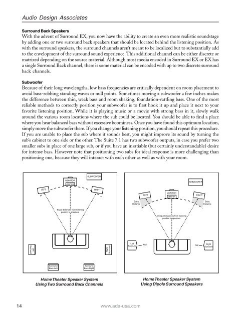 Suite 7.1 Manual - Audio Design Associates