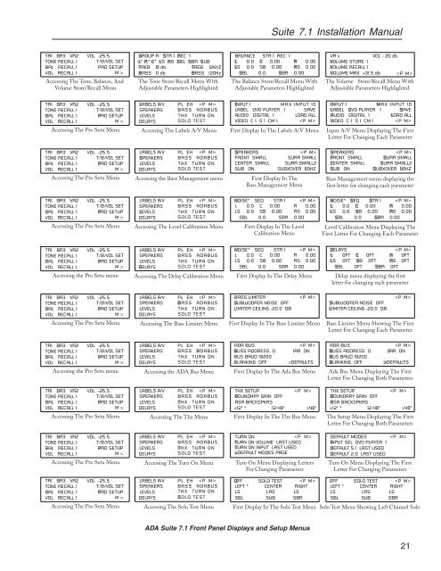 Suite 7.1 Manual - Audio Design Associates