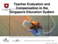 Teacher Evaluation and Compensation in the Singapore Education ...