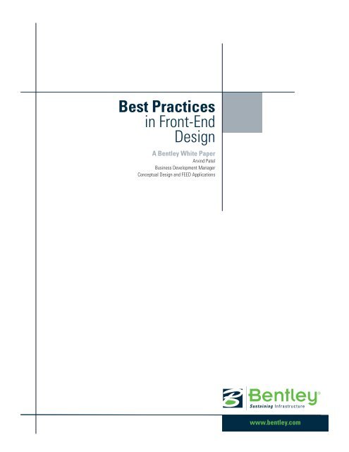 Best Practices in Front-End Design - FTP - Bentley