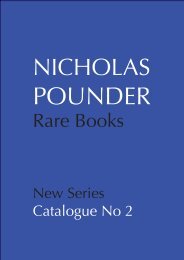 Nicholas Pounder Catalogue