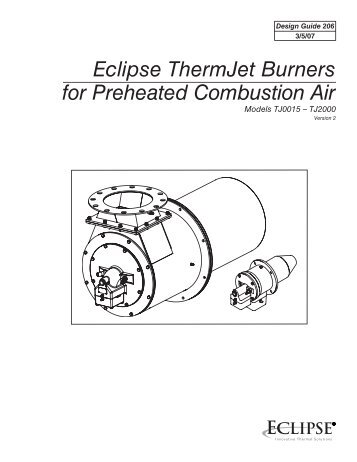 Eclipse ThermJet Burners for Preheated Combustion Air - Power ...