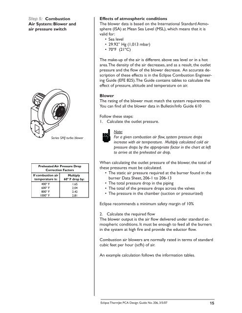 Eclipse ThermJet Burners for Preheated Combustion Air - Power ...