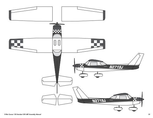 Cessna 150 Aerobat 250 ARF - Great Hobbies