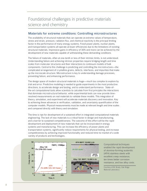 Computational Materials Science and Chemistry ... - Office of Science